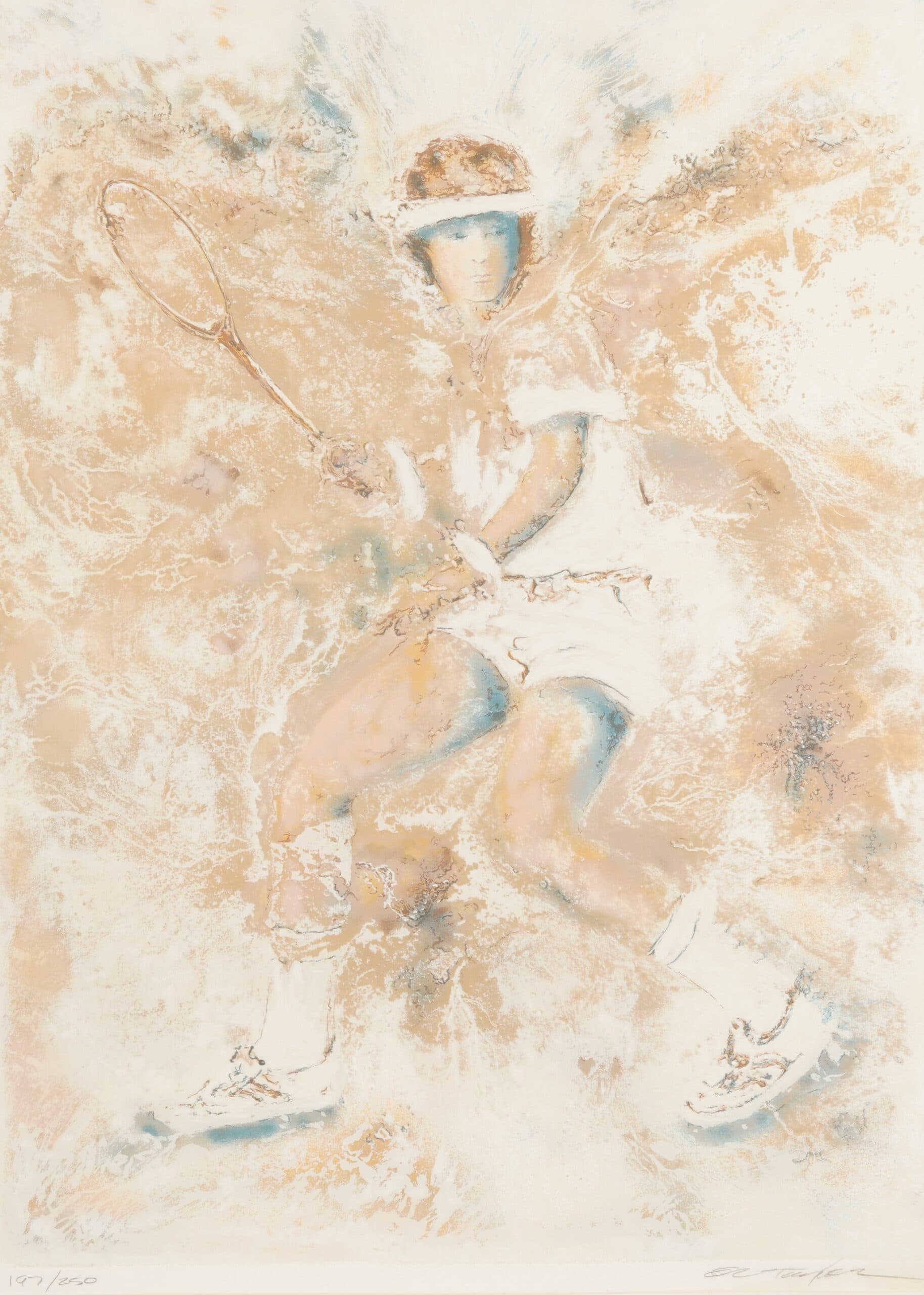tennis litho door Taylor